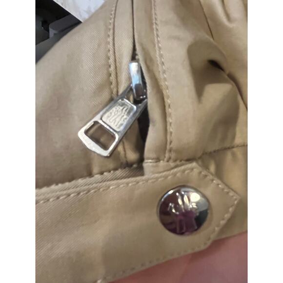 Moncler Gabardine Basic Stretch Drawstring Pants Tan Size 48 IT/US 32 - Picture 12 of 16